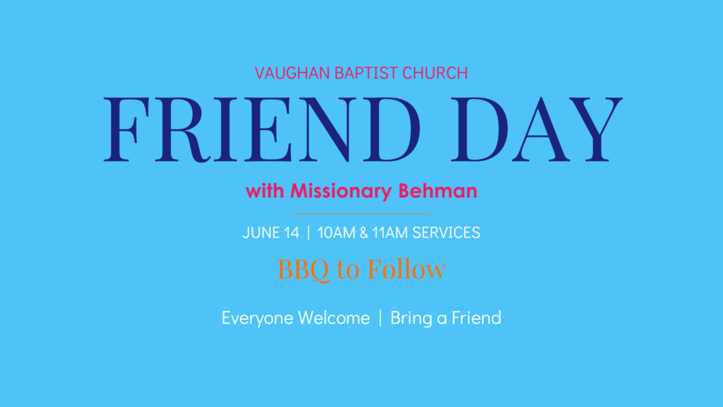 Friend Day BBQ with Missionary Behman